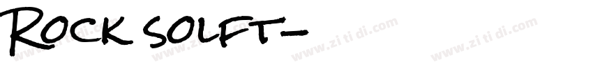Rock solft字体转换